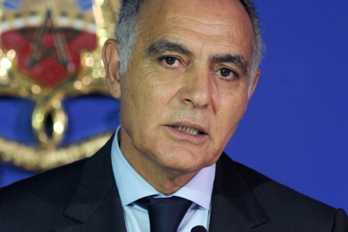 Salaheddine Mezouar, Ministre des affaires étrangères marocain - 14 novembre 2014 - ©AFP- Fadel Senna